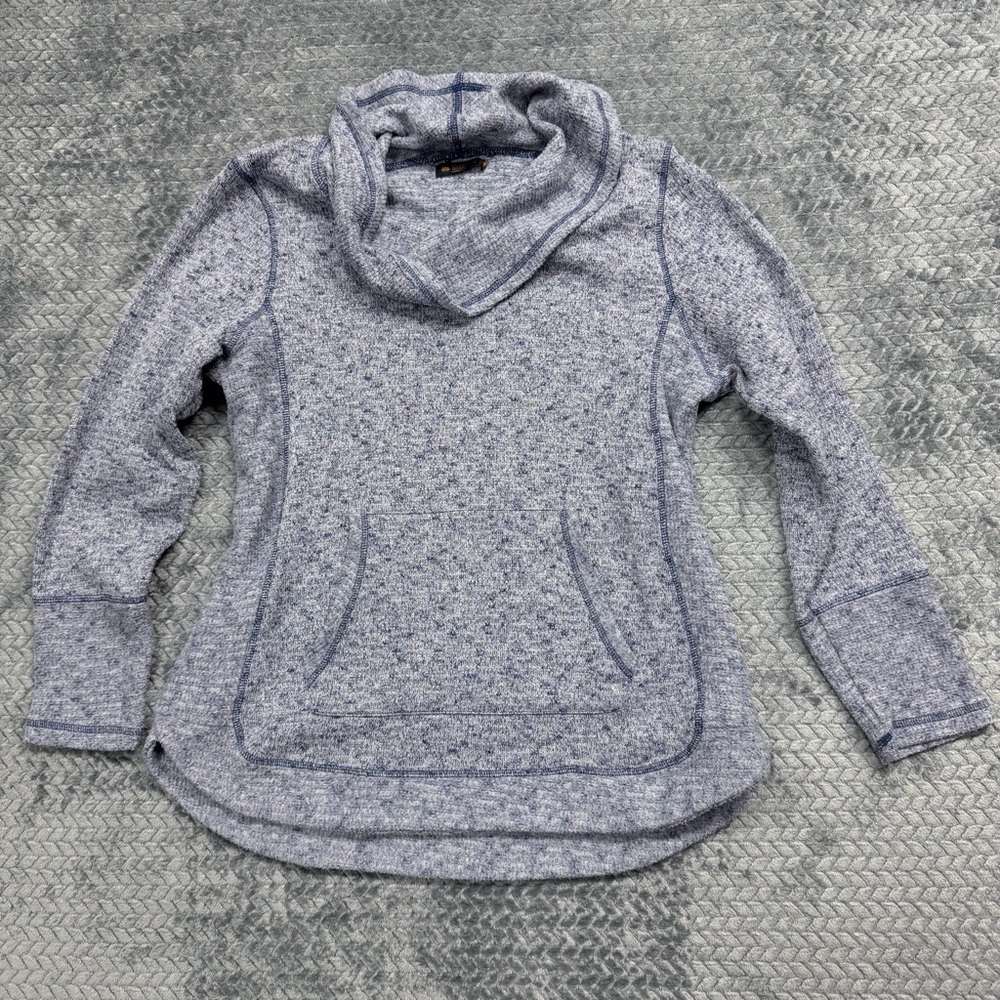 Studio by Energy Zone Cowl Neck Marled Knit Pullover Size Medium